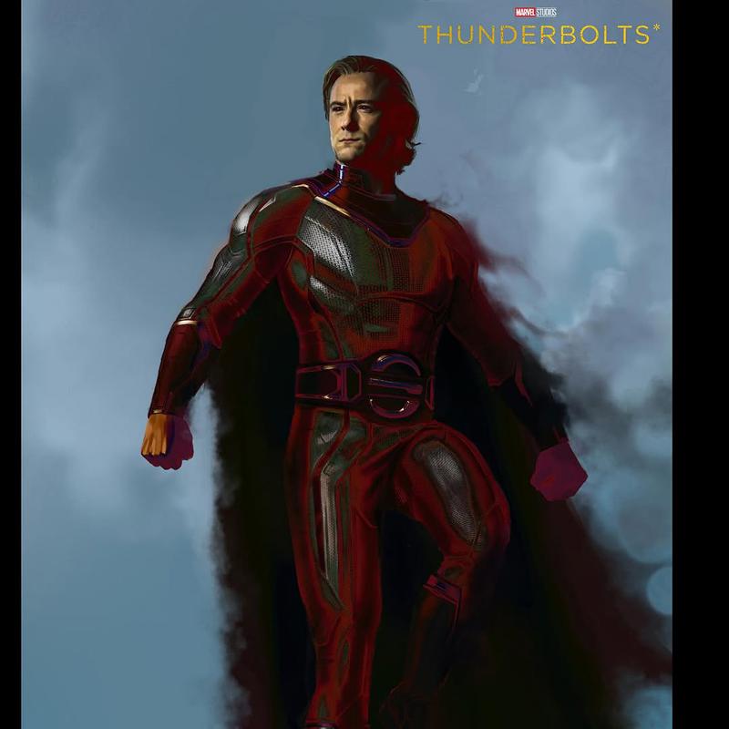 The Void Thunderbolts* concept art with subtle smoky shadow surrounding his body