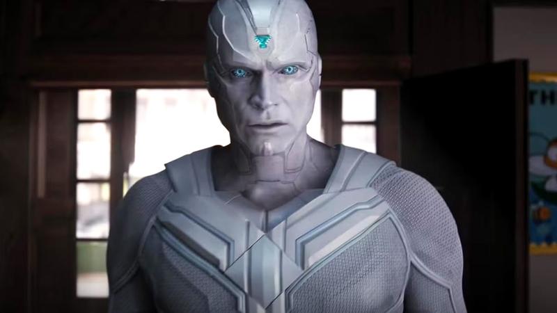 Paul Bettany as White Vision in WandaVision