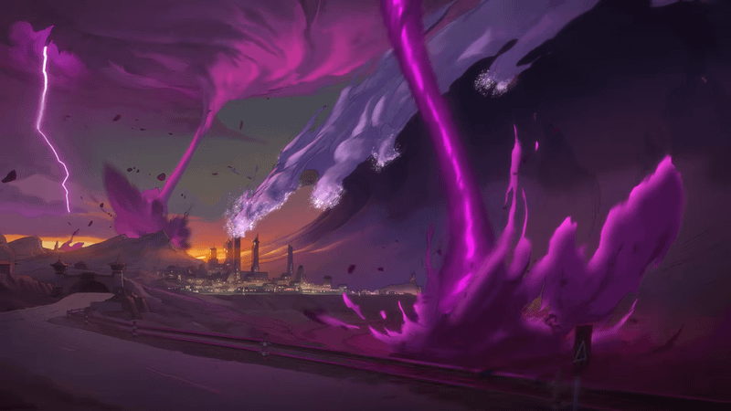 Destruction in Avatar: Seven Havens.