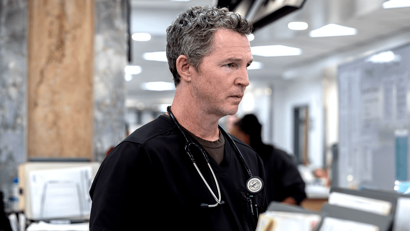 Dr. Abbott in The Pitt Season 2.