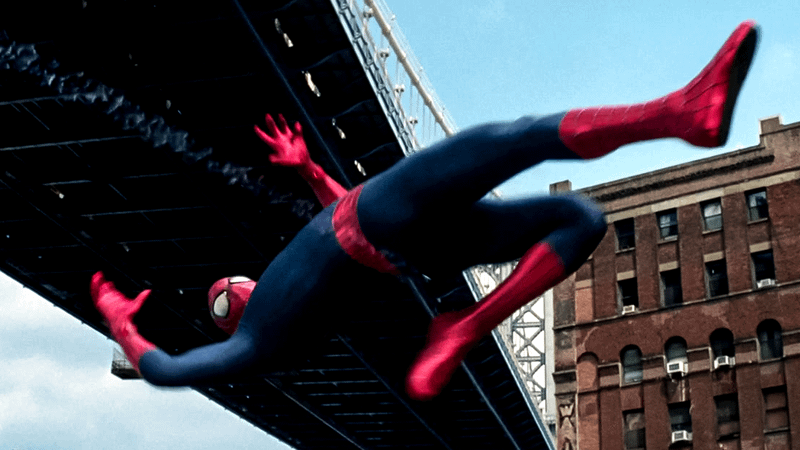 Andrew Garfield as Spider-Man in 'The Amazing Spider-Man 2'.