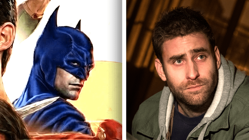 Oliver Jackson-Cohen as Batman in Justice League fan art.