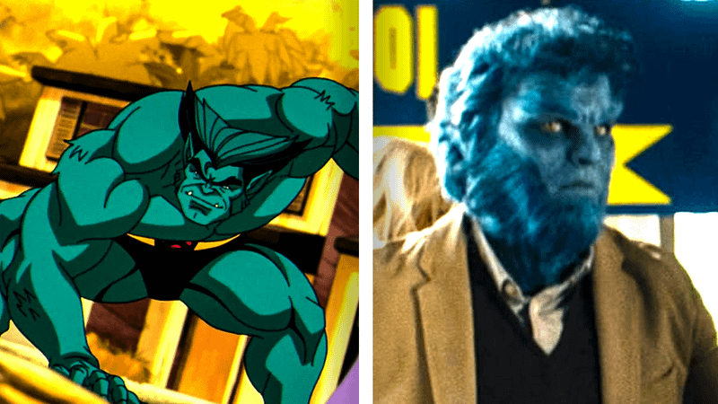 Beast and Nicholas Hoult as Beast.