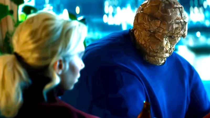 Sue Storm and Ben Grimm in The Fantastic Four First Steps cut scene