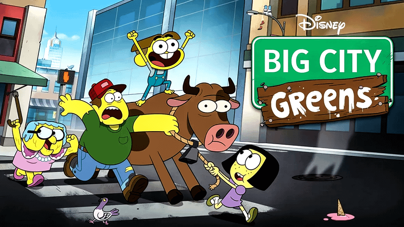 Big City Greens Disney key art.