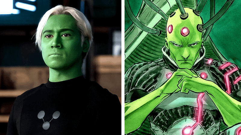 Brainiac 5 in Supergirl and Brainiac from DC Comics.