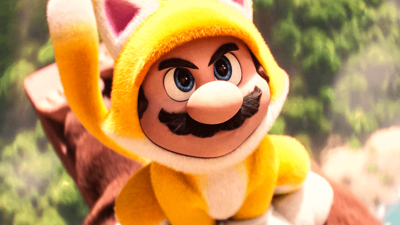 Cat Mario in Super Mario Bros. Movie.