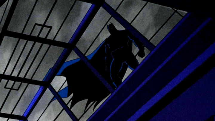 Batman standing on a roof in Creature Commandos.