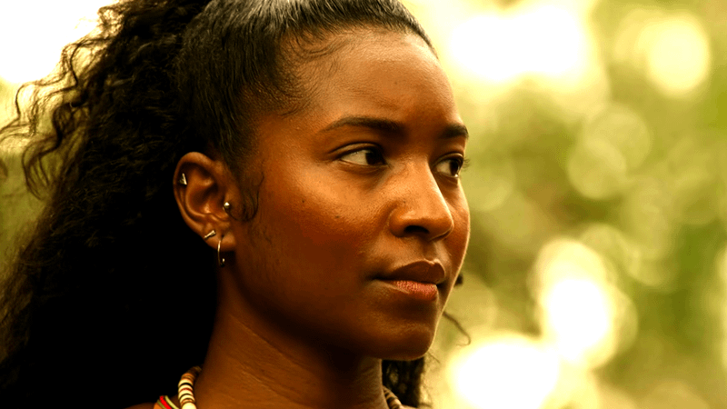 Carlacia Grant as Cleo Anderson in Outer Banks.