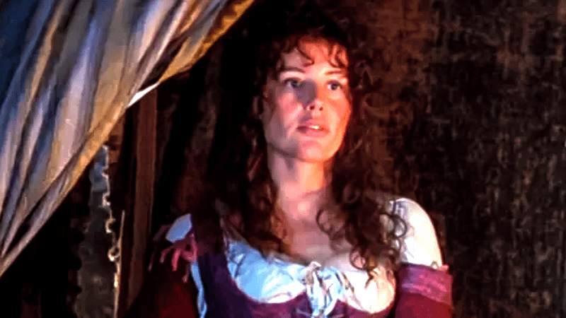 Geena Davis in Cutthroat Island.