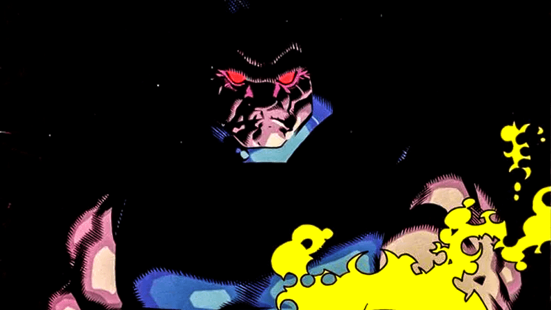 Darkseid using his powers.