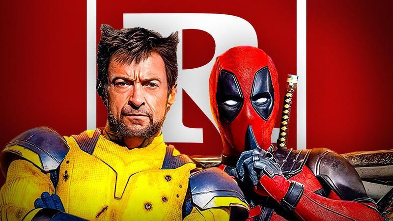 Hugh Jackman as Wolverine, Ryan Reynolds as Deadpool.
