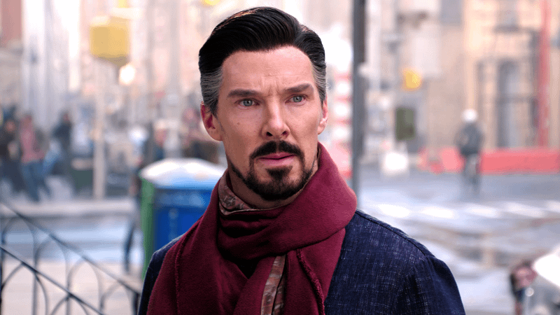 Benedict Cumberbatch as Doctor Strange in Doctor Strange in the Multiverse of Madness