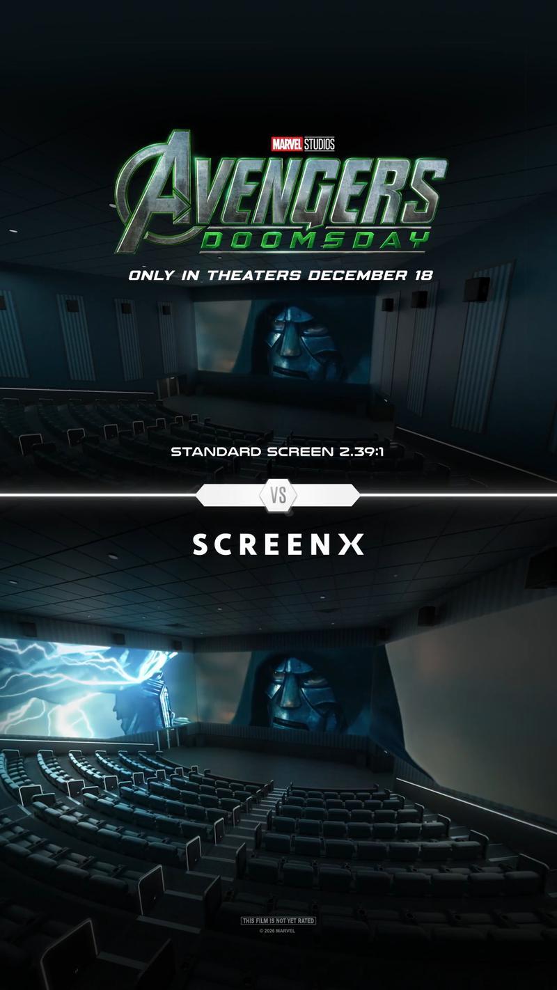 Doctor Doom blocking Thor in Avengers: Doomsday.
