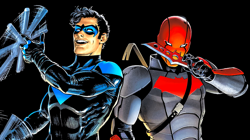 Dick Grayson and Jason Todd from DC Comics.