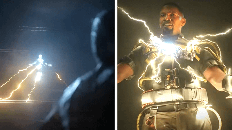 Jamie Foxx as Electro in Spider-Man: No Way Home.