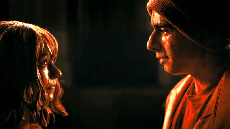 Emma Myers as Enid & Georgia Farmer as Ajak in Wednesday Season 1, Episode 4