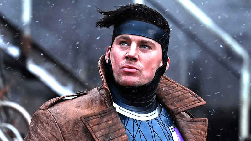 Channing Tatum as Gambit in his full costume in Deadpool & Wolverine