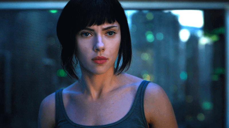 Scarlett Johansson as Masamune Shirow in Ghost in the Shell