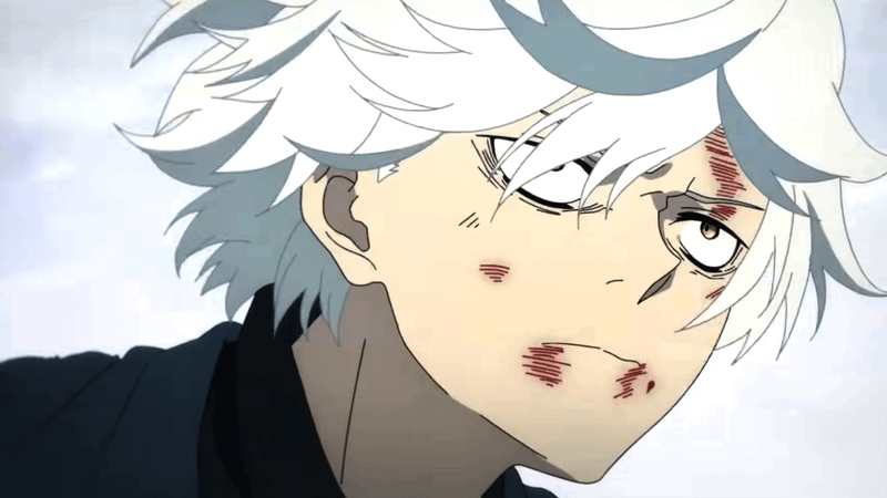 Gabimarui looking beaten up in Hell's Paradise