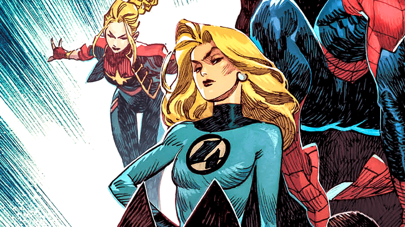 Invisible Woman in Avengers: Armageddon.