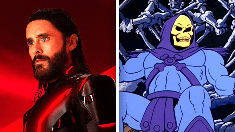 Jared Leto and Skeletor