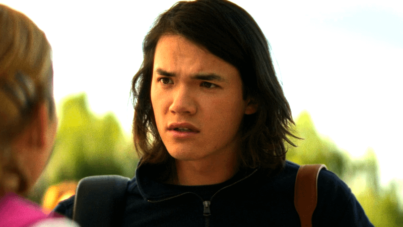 Jeremy Yun Topher Park looking concerned in The Runarounds