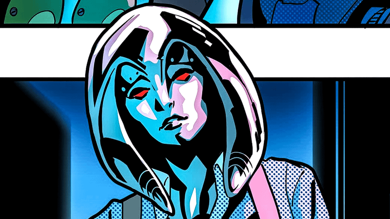 Jacosta, the bride of Ultron from Marvel Comics.