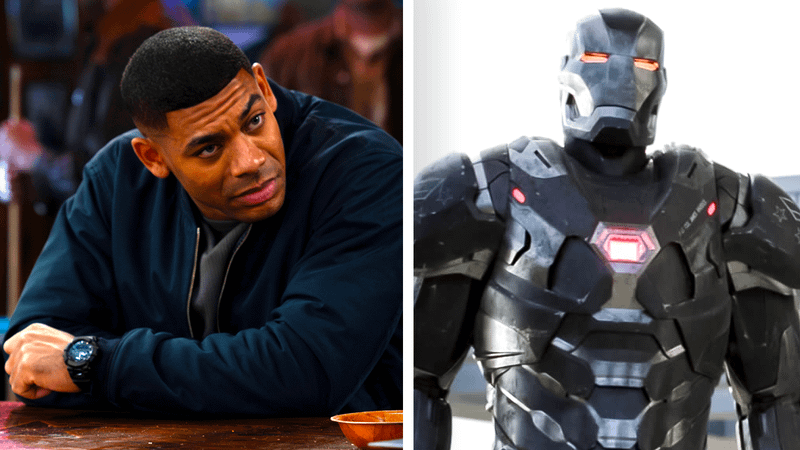 Aaron Pierre as John Stewart from 'Lanterns,' Don Cheadle as War Machine from 'Captain America: Civil War.'