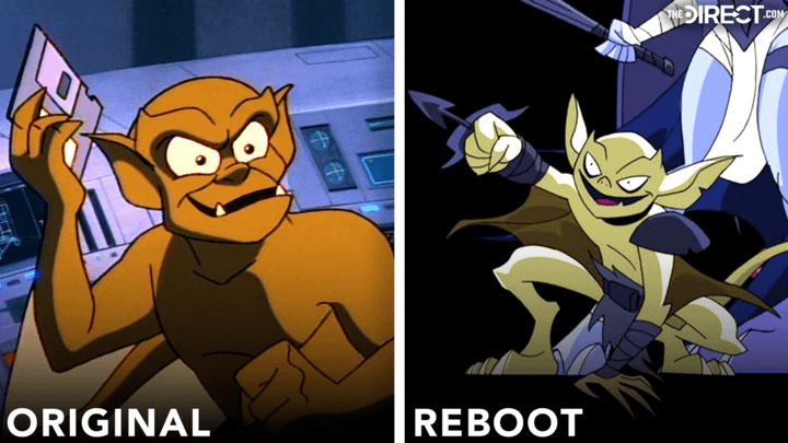 Lexington in the original Gargoyles series and in Ciro Nieli's concept art.