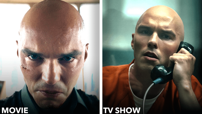 Lex Luthor in Superman and Peacemaker.
