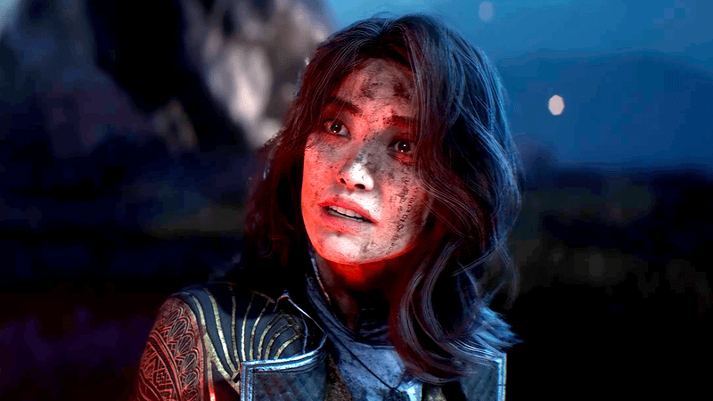 Lune looking upwards in Clair Obscur: Expedition 33