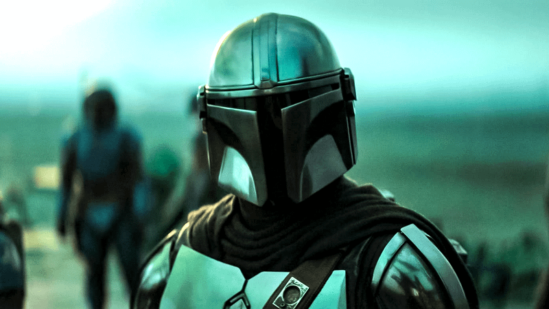 Pedro Pascal as Din Djarin in The Mandalorian Season 3.