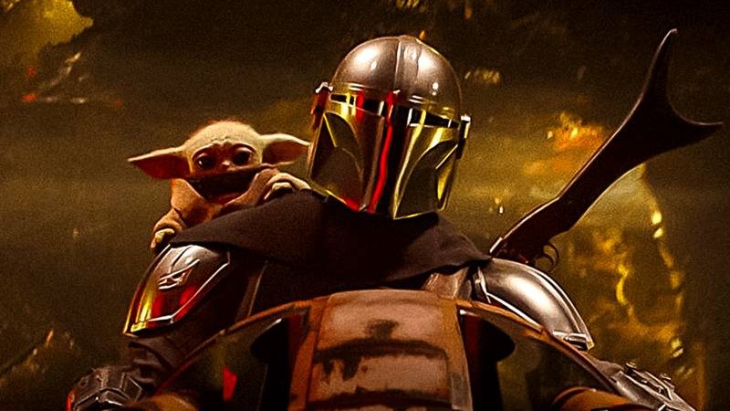 The Mandalorian and Grogu.