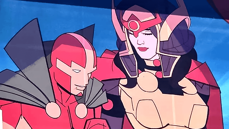 Mister Miracle, Scott Free and Big Barda.