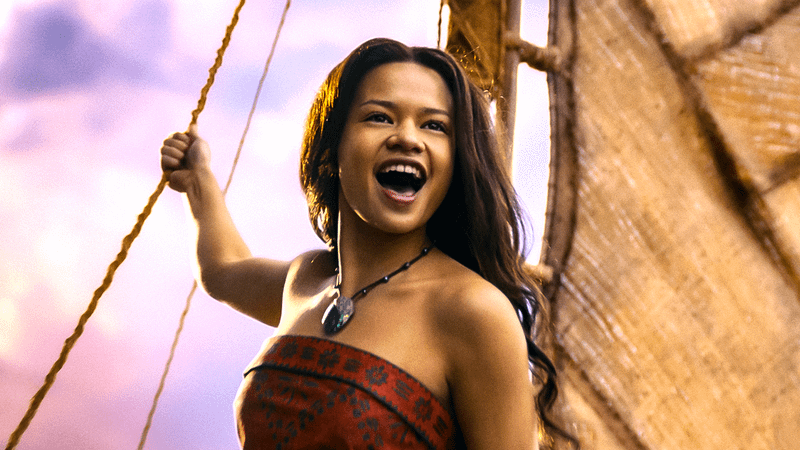 Catherine Laga'aia as Moana.