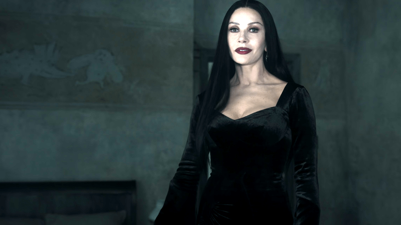 Catherine Zeta-Jones as Morticia Addams in Wednesday Season 2