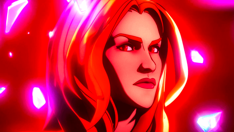 Elizabeth Olsen as Wanda in Marvel Zombies.