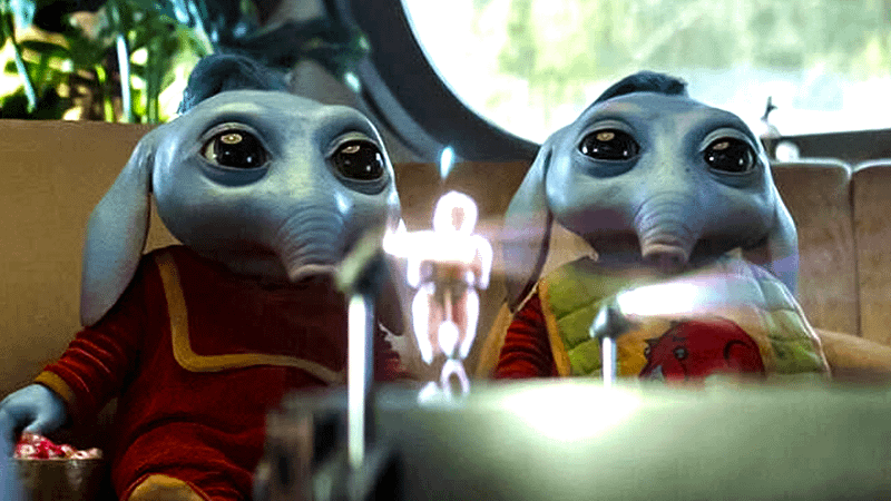 Neel's siblings from Skeleton Crew.