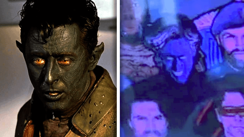 Alan Cumming as Nightcrawler in X2: X-Men United and Avemgers: Doomsday merch.