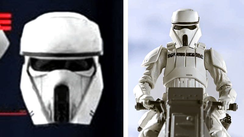 Imperial Remnant AT-RT driver Mandalorian and Grogu design.