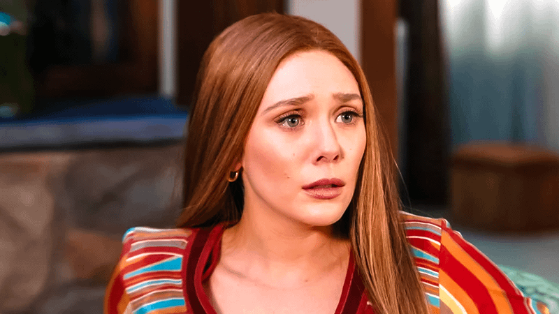 Elizabeth Olsen as Wanda Maximoff.