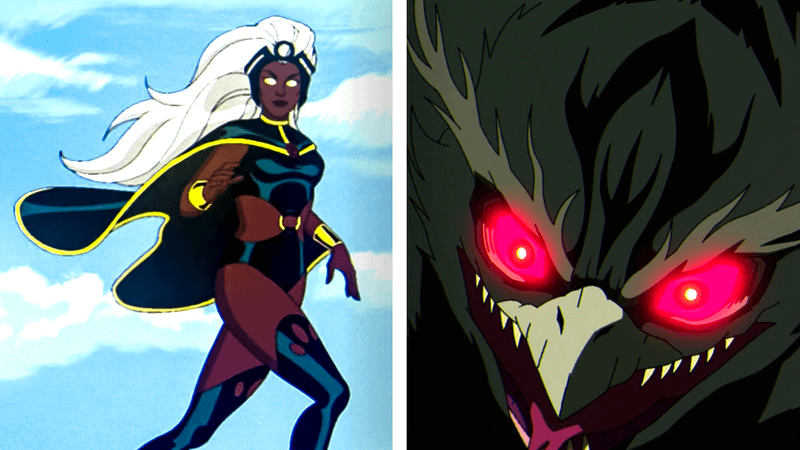 Storm and Adversary in 'X-Men '97.'