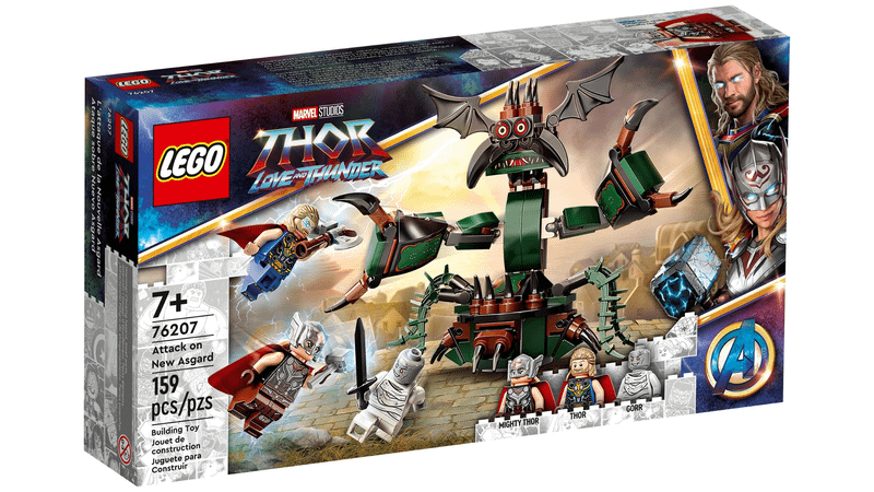 LEGO's Thor: Love and Thunder Attack on New Asgard set
