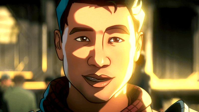 Shang-Chi's face in Marvel Zombies