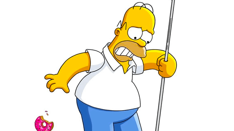Homer in the Simpsons movie.