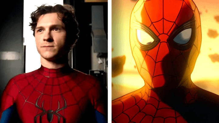 Tom Holland as Spider-Man and Spider-Man in Marvel Zombies