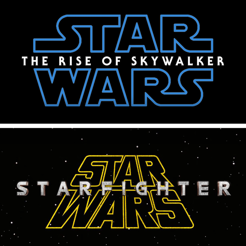 The Rise of Skywalker logo compared to Star Wars: Starfighter.