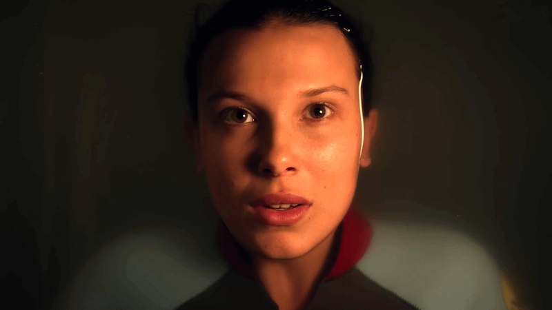 Millie Bobby Brown as Eleven in Stranger Things Season 5