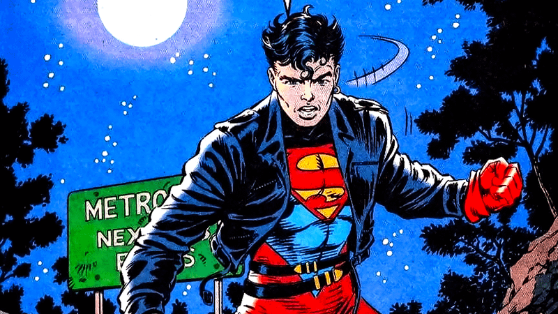 Superboy from DC Comics.